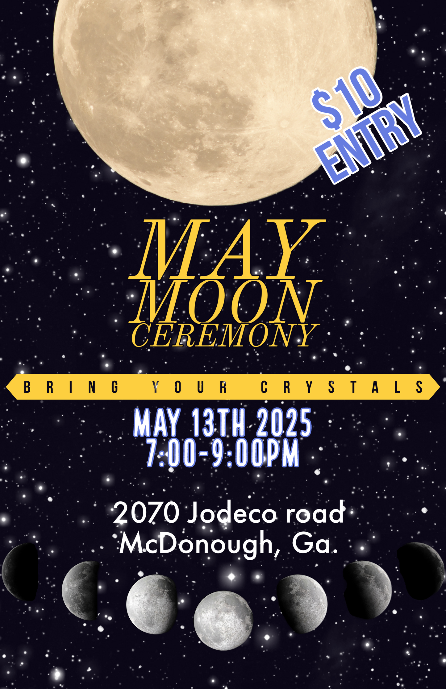 May Full Moon Ceremony – Cleanse, Charge & Manifest