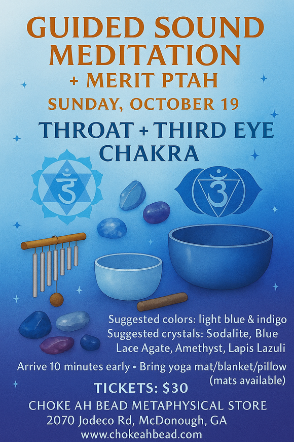 October- Guided Sound Meditations Sunday Series