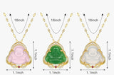 18k Gold Buddha Necklace