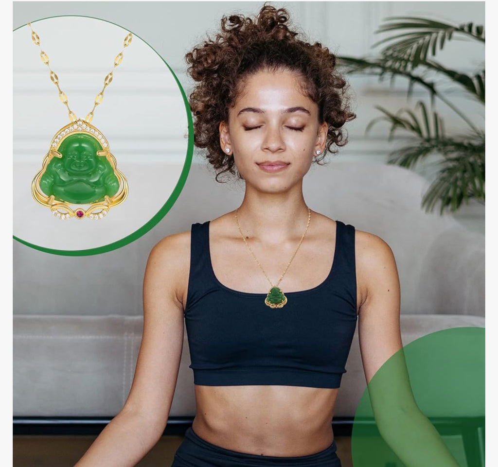 18k Gold Buddha Necklace