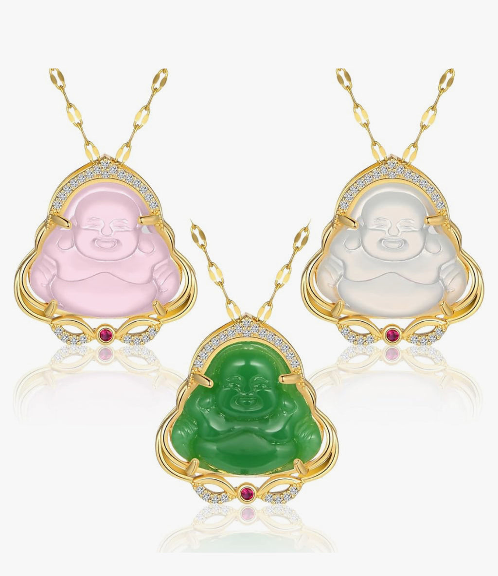 18k Gold Buddha Necklace