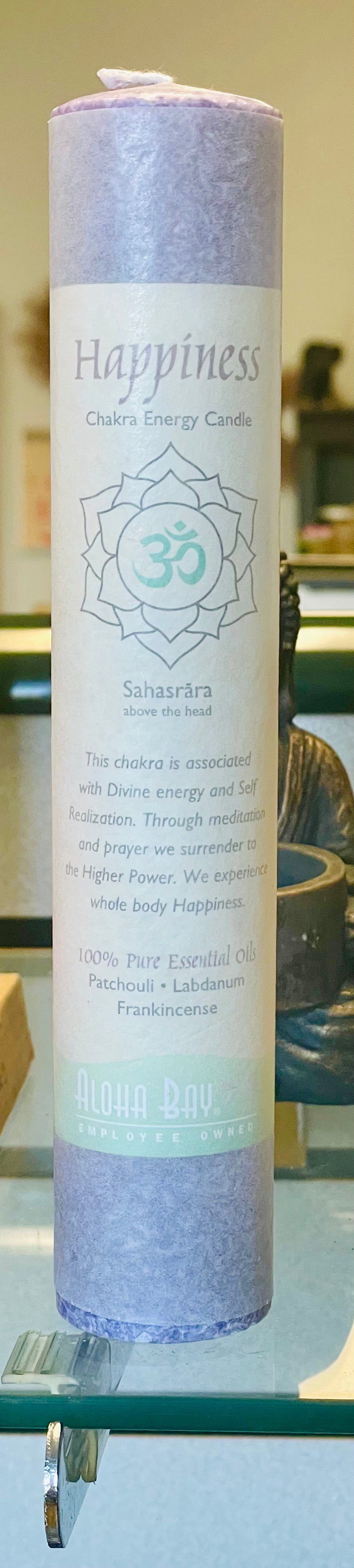 Crown chakra Pillar Candle