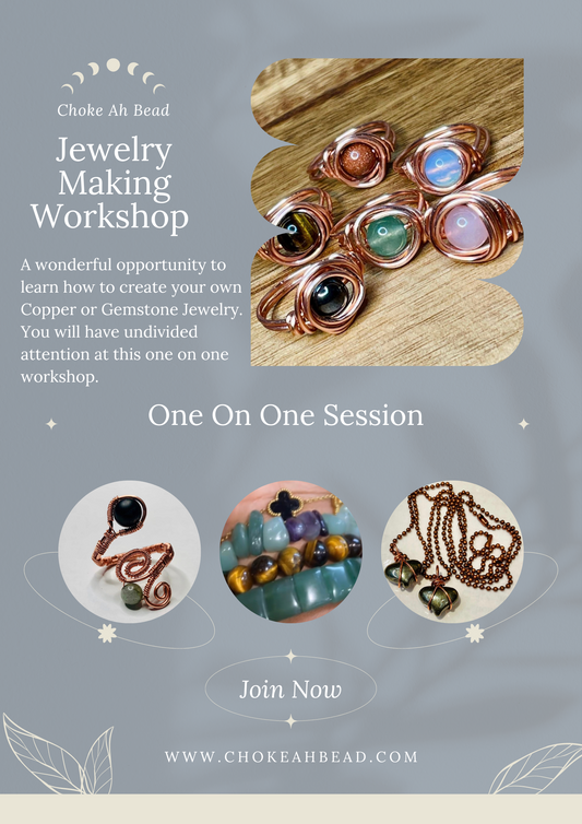 Private Jewelry Making Session/Crystal Beaded Jewelry 
Only