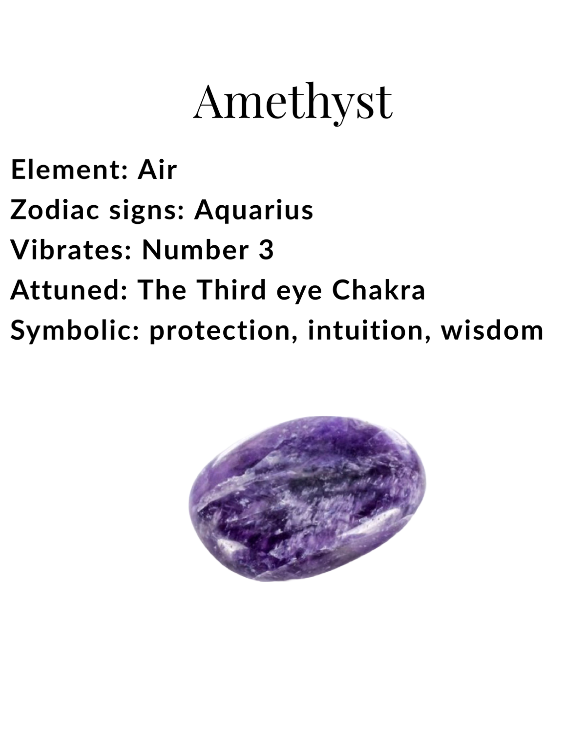 Amethyst bracelet