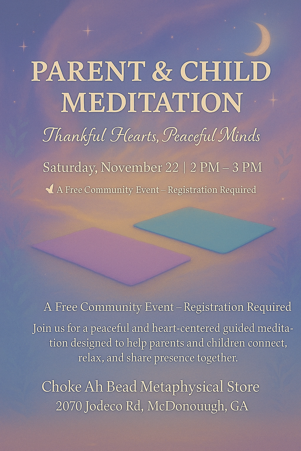 Parent & Child Meditation: Thankful Hearts, Peaceful Minds