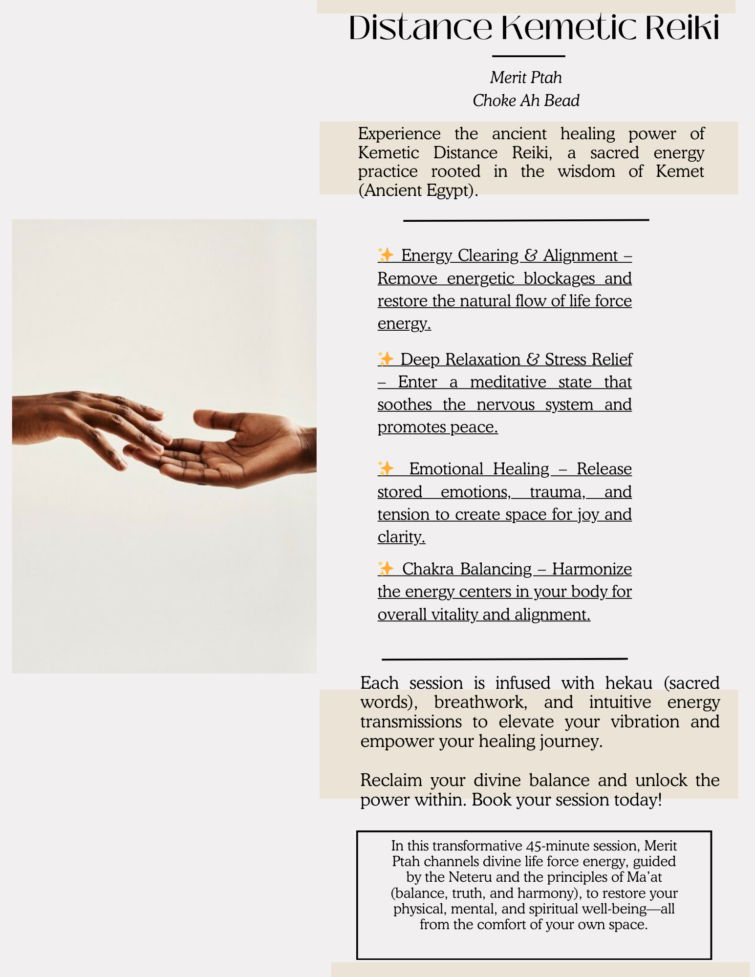 Distance/ Virtual Reiki Session