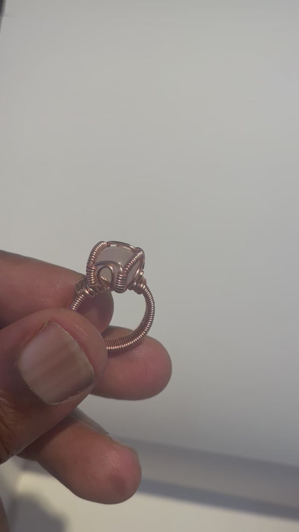 Moonstone elegant ring