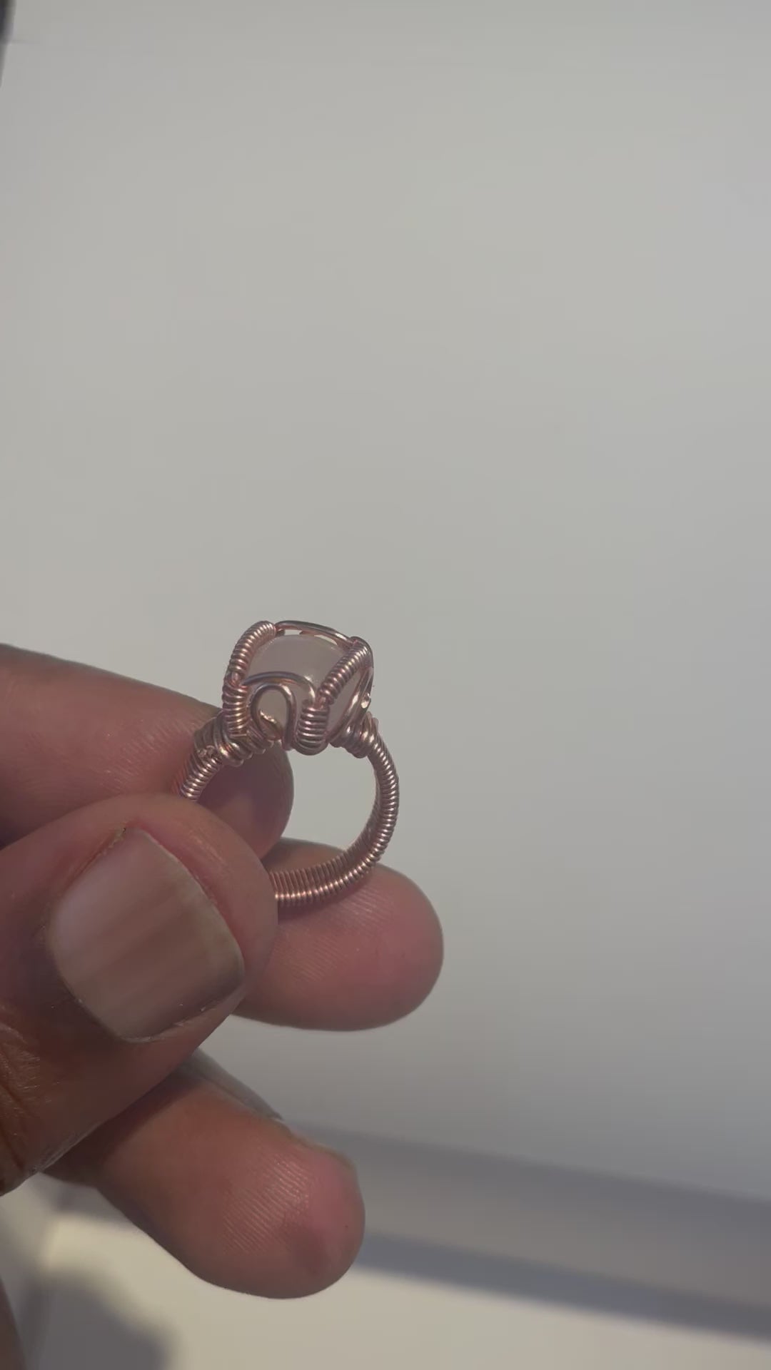 Moonstone elegant ring