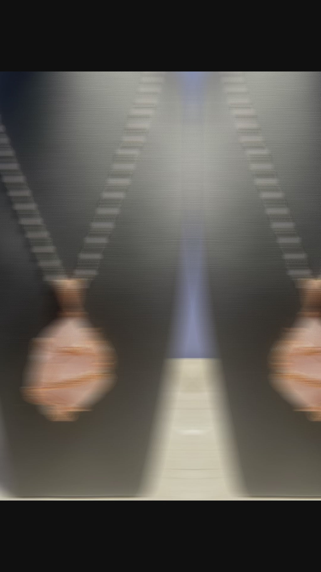 Rose Quartz copper wire wrapped pendant