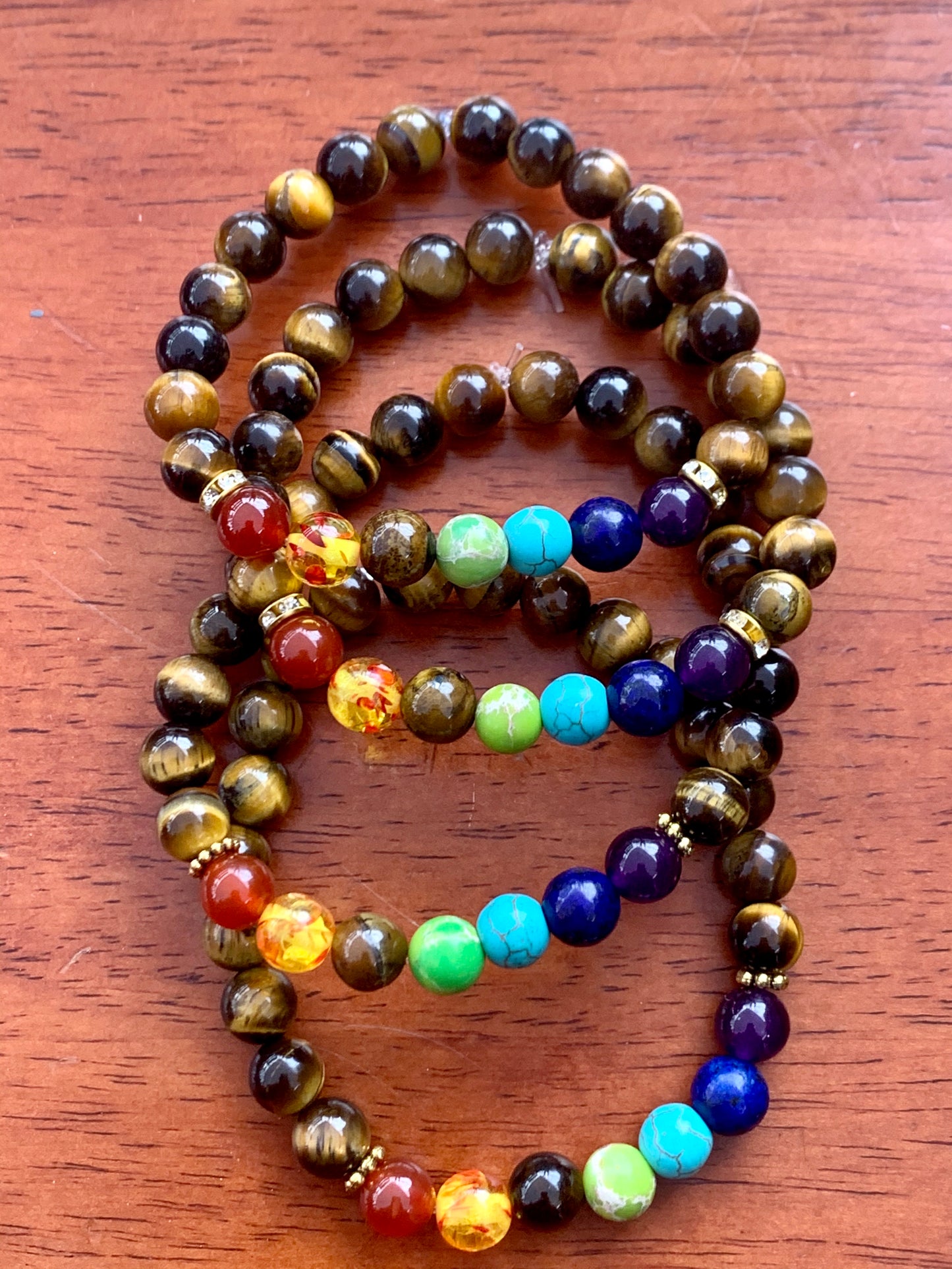 Tigerseye Chakra Healing Bracelet